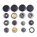 China Manufacturer Custom Metal Button Four Parts Metal Snap Buttons For Jacket